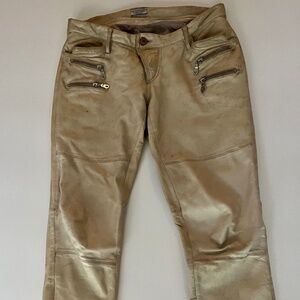 Tan Leatherpants